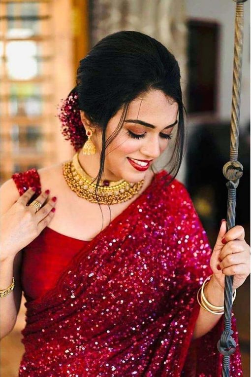 BT-152 Heavy Georgette Party Wear Sarees Wholesale Market In Surat With Price